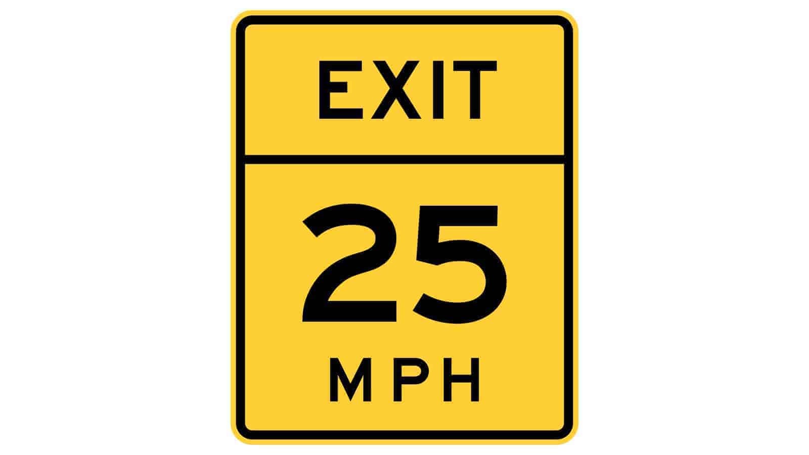 Exit Speed Advisory