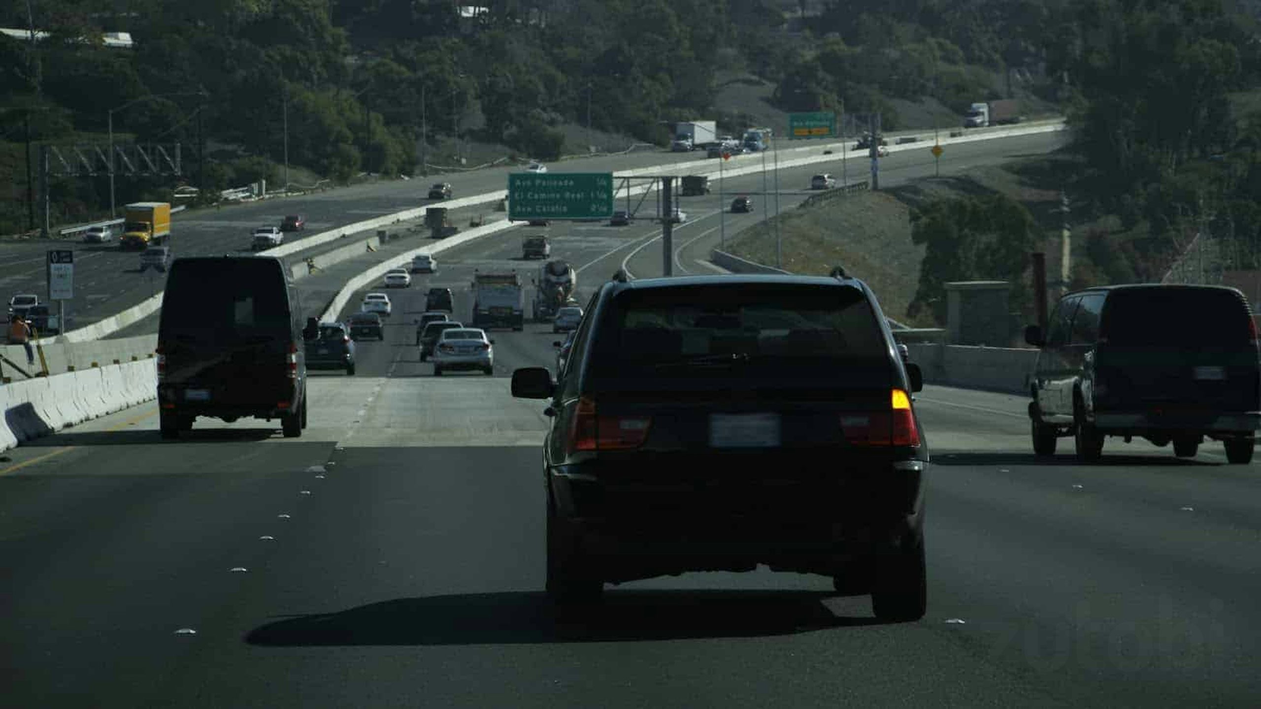 Signal before changing lanes