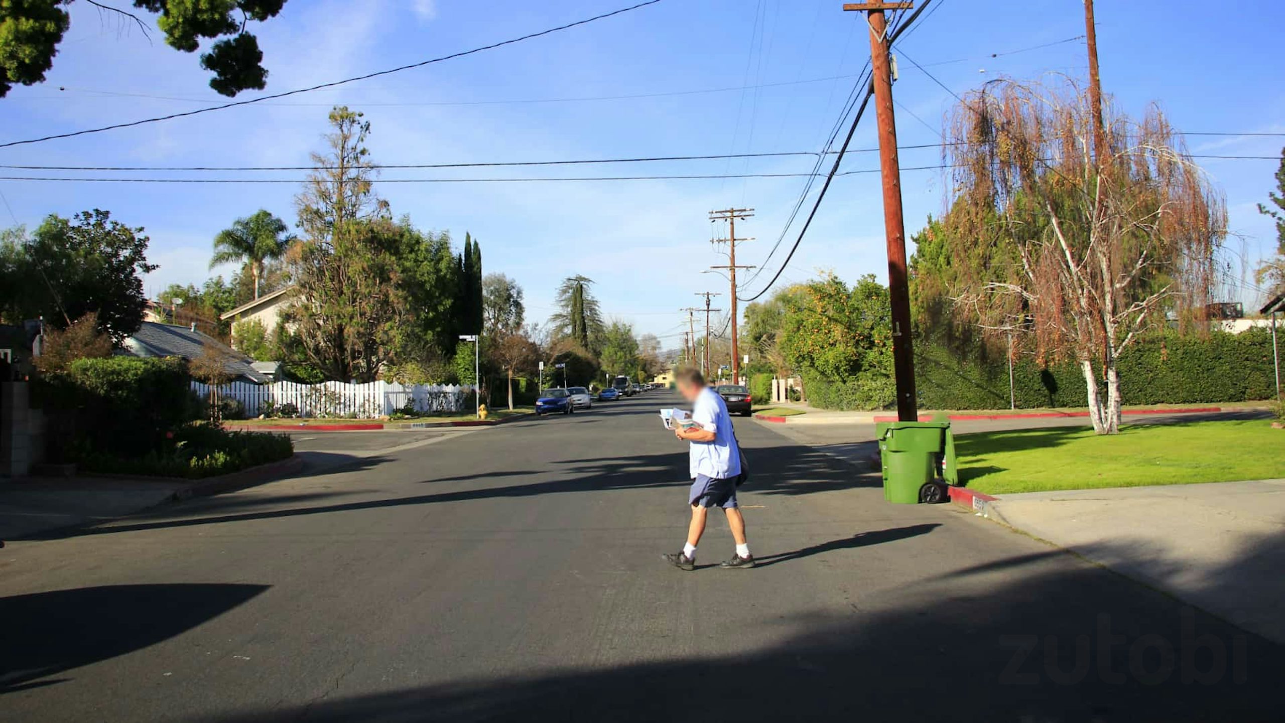 Driving distracted can be devastating. For example, you may not see a pedestrian crossing the road.