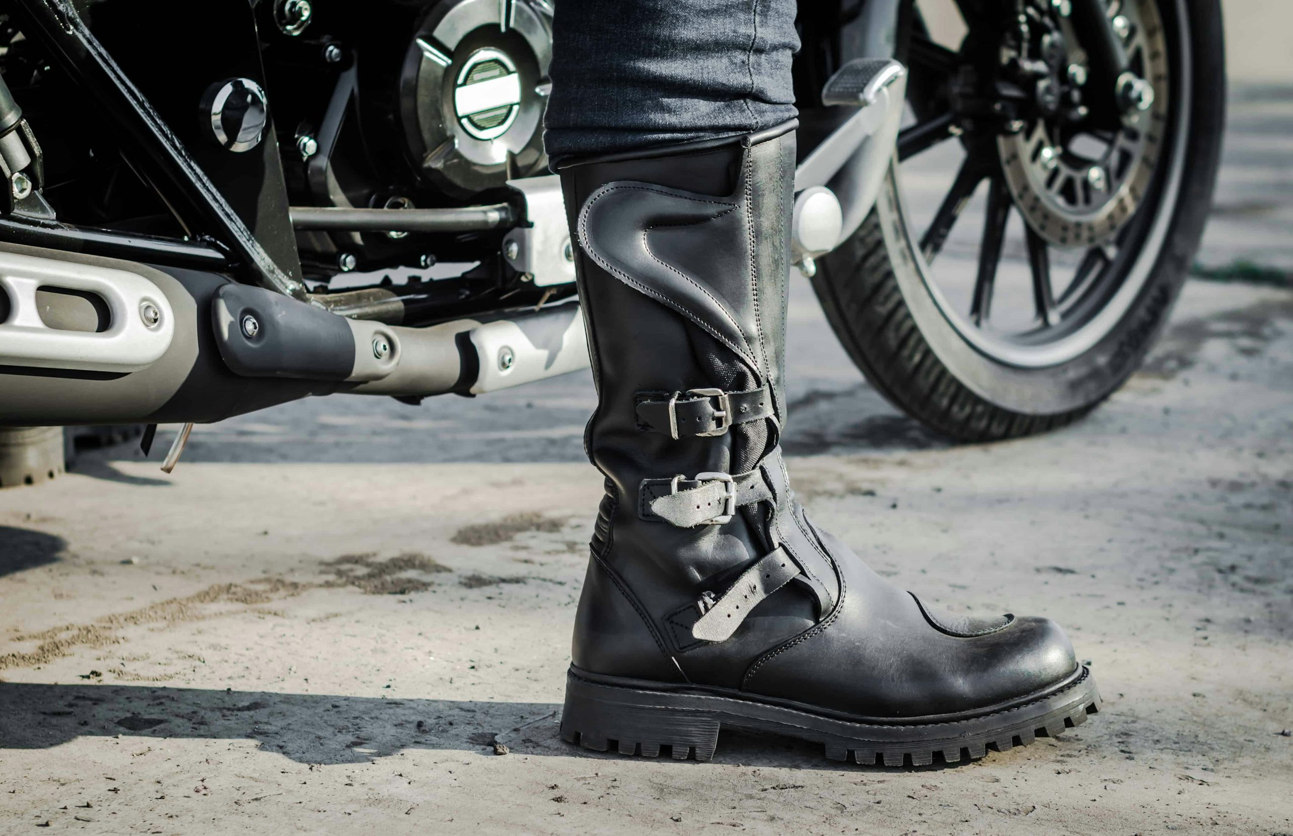  Sturdy, high-quality boots will make riding less demanding and protect your feet in case of a crash.