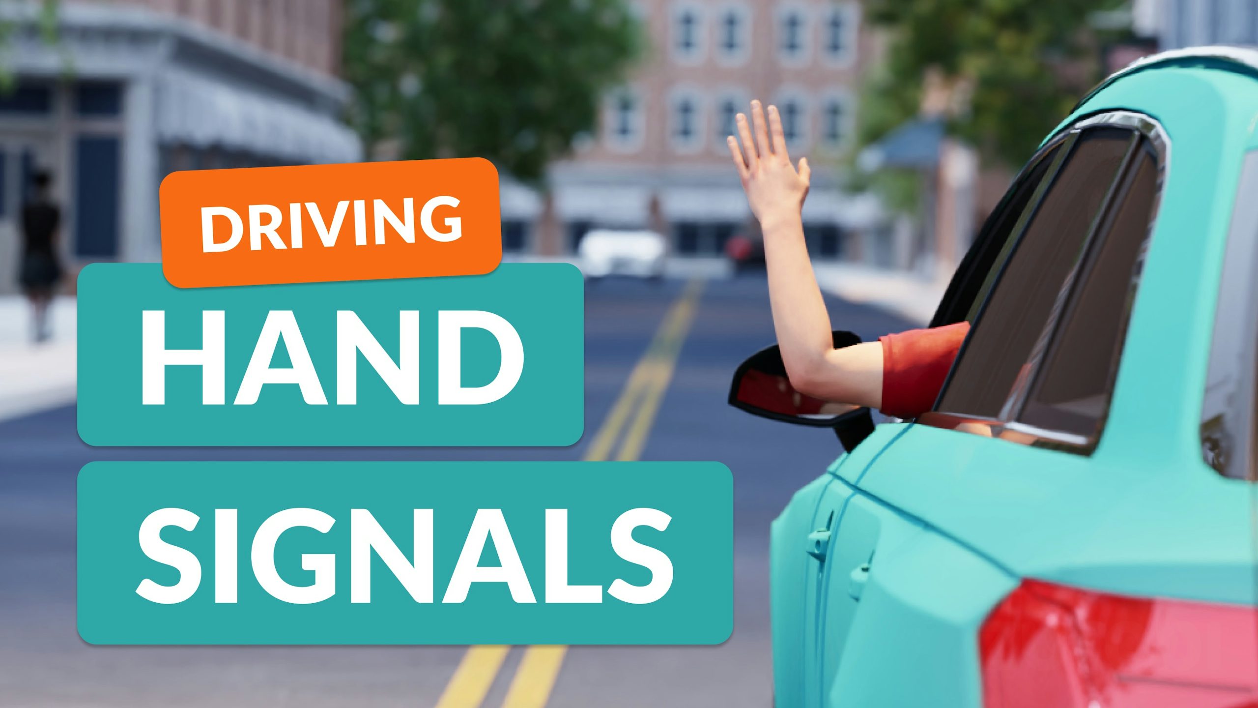 Hand signals for driving