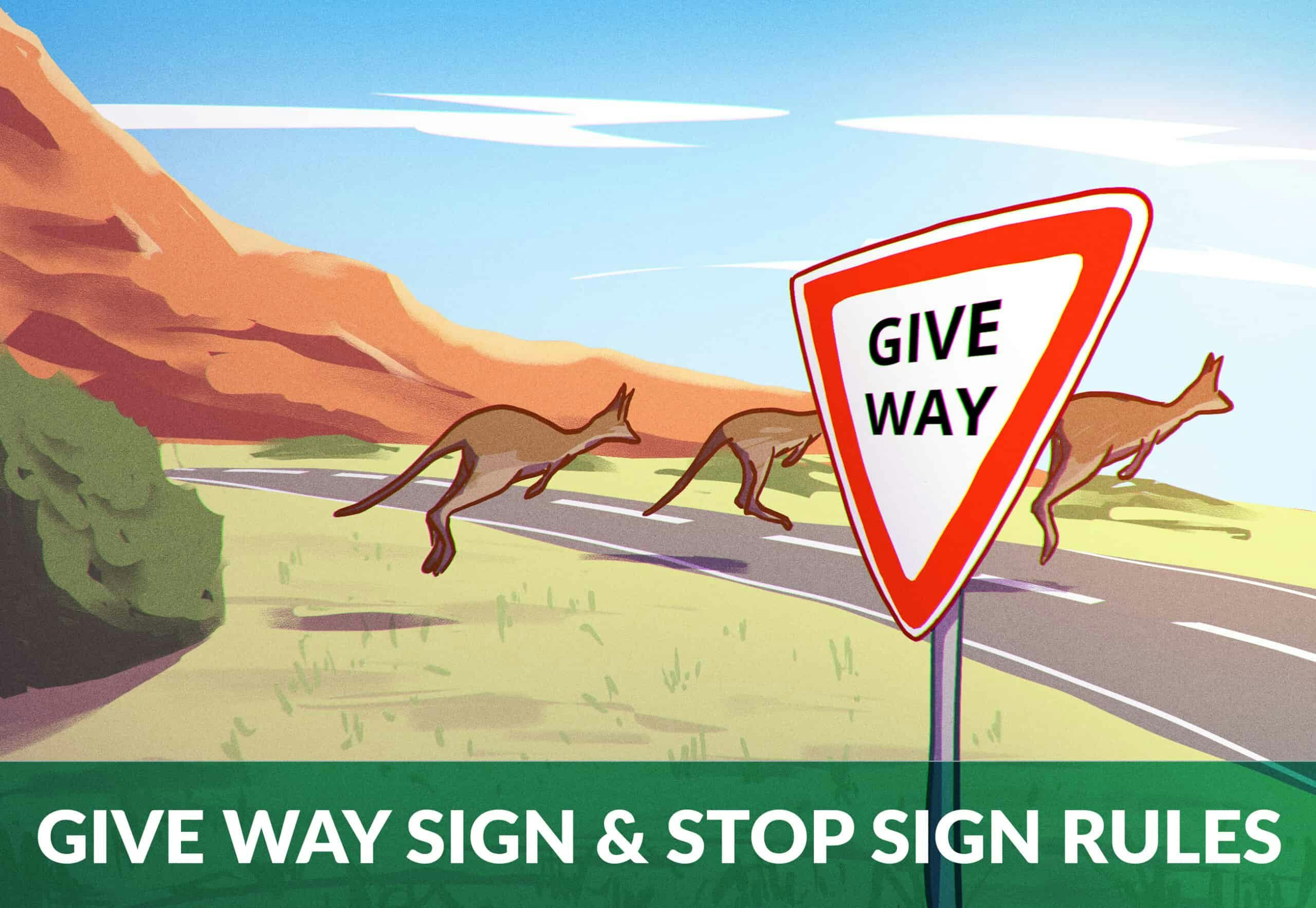 Give Way Sign Or Stop Sign