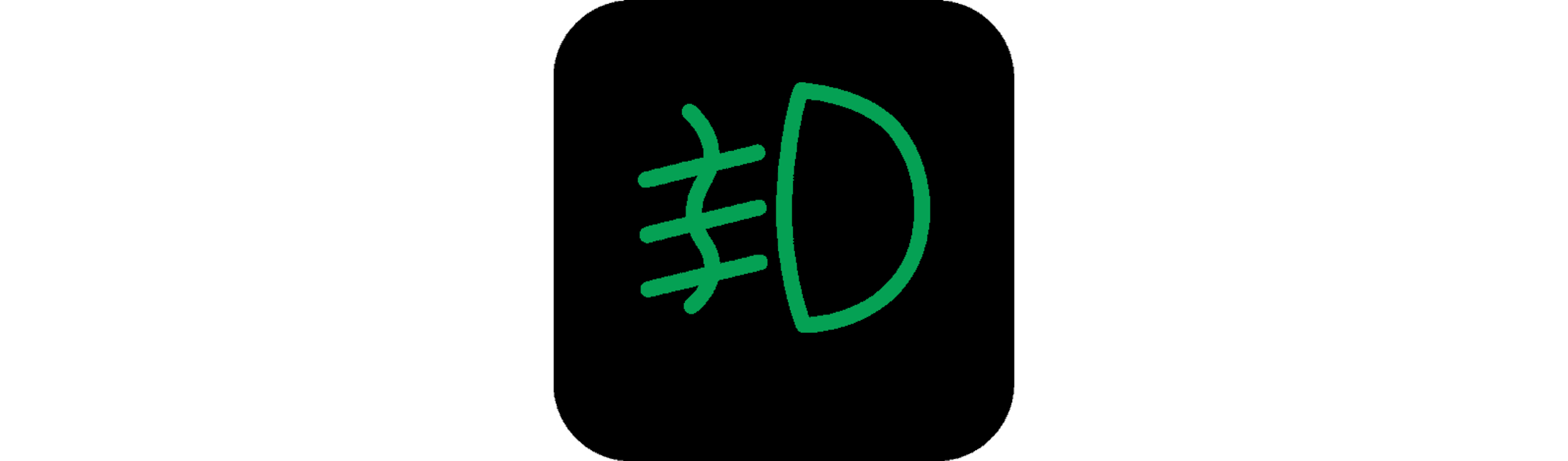 This is the dashboard icon for front fog lights 